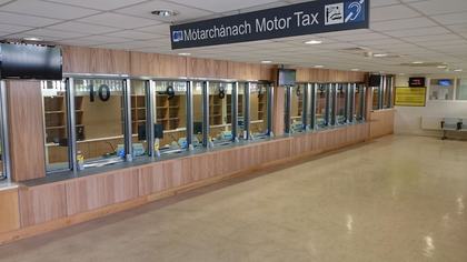Banking hall security counter 12