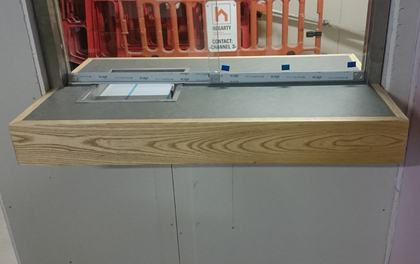 Cashpoint transaction window 42