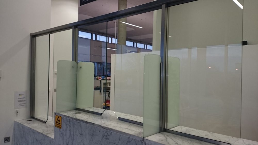Glazed security screens 14