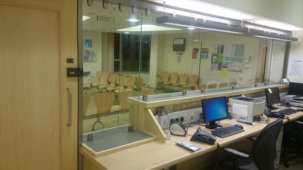 Glazed security screens 16