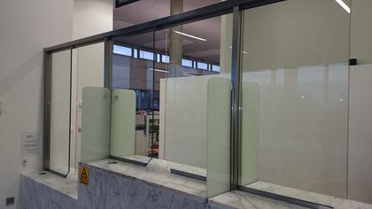Glazed security screens 14
