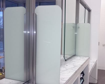 Glazed security screens 15