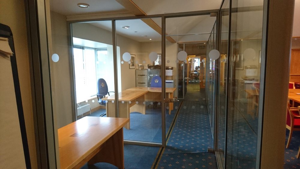 Reception counters 24