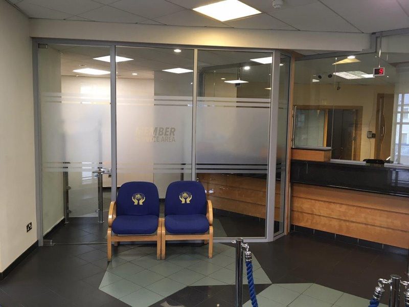 Reception counters 28