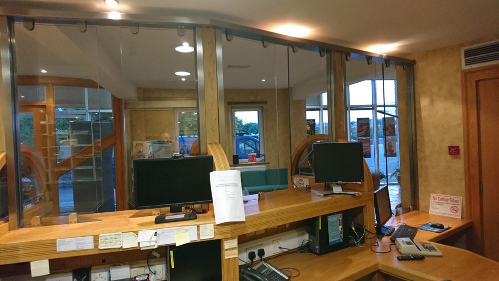 Reception counters 20