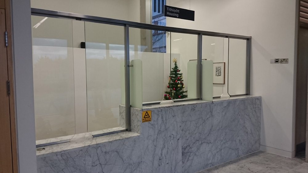 Reception counters 32