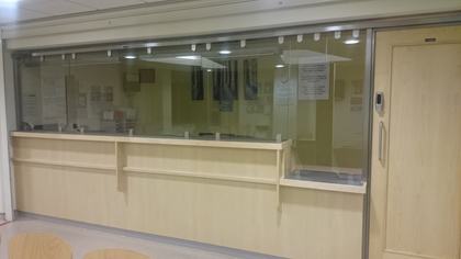 Reception counters 19