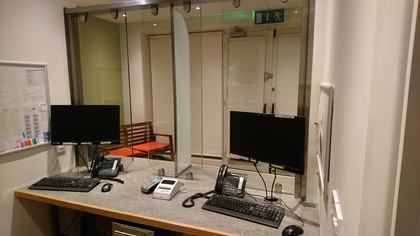 Reception counters 31