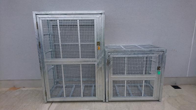 Secure cage storage 1