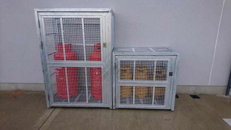 Secure cage storage 3