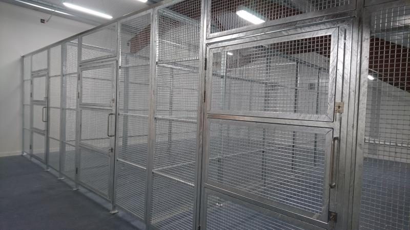 Secure cage units 8