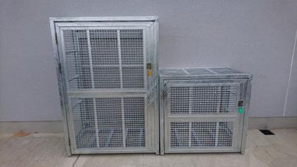 Secure cage storage 1