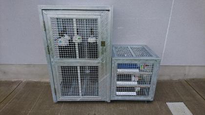 Secure cage storage 4
