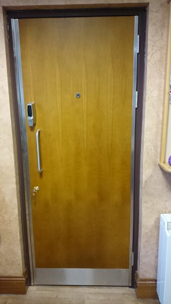 Steel security door 64