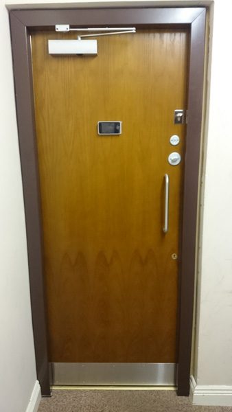Steel security door 63