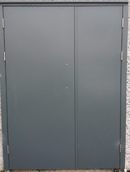Steel security door 61