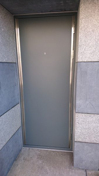 Steel security door 54