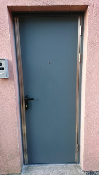 Steel security door 53