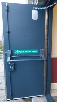 Security doors with special architectural requirements 4