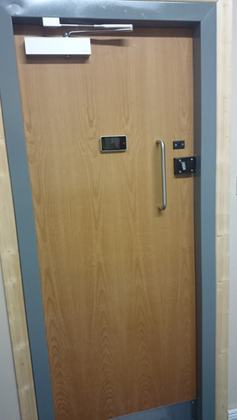 Steel security door 65