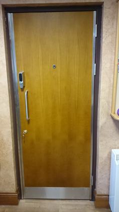 Steel security door 64