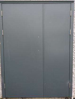 Steel security door 61